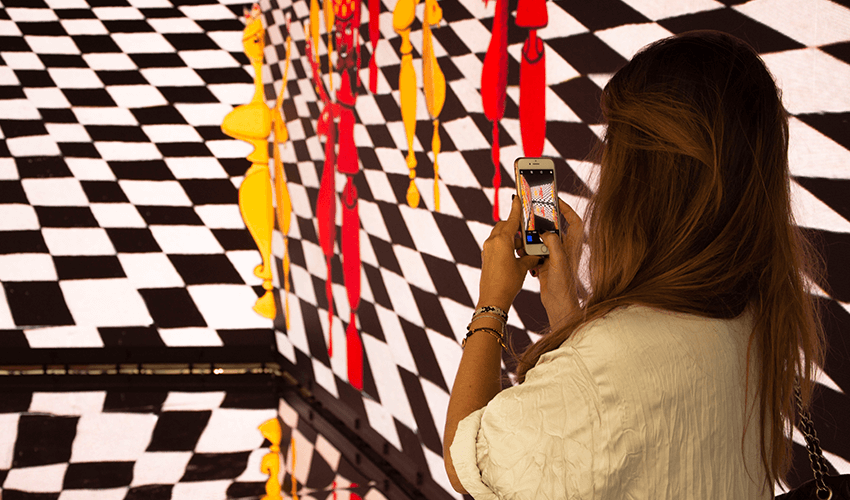 Exposição Vieira da Silva no Centro Comercial Colombo