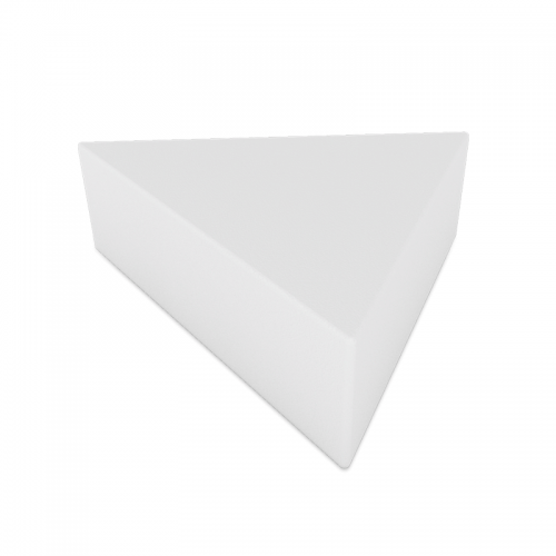 Pouf Triangular Branco